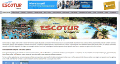 Desktop Screenshot of escotur.com.br