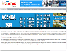 Tablet Screenshot of escotur.com.br